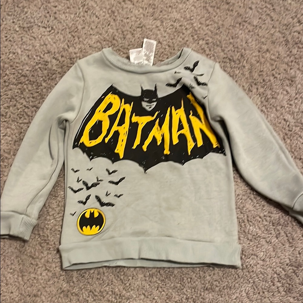 Batman Kids Gray Sweatshirt size 5/6